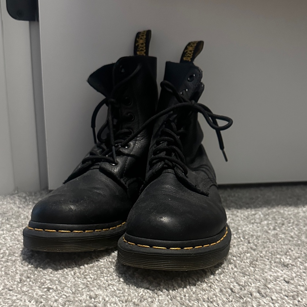 Dr. Martens Black Lace-Up Boots